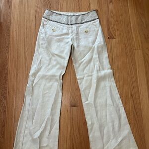 Anthropologie 100% Linen Pants (6)